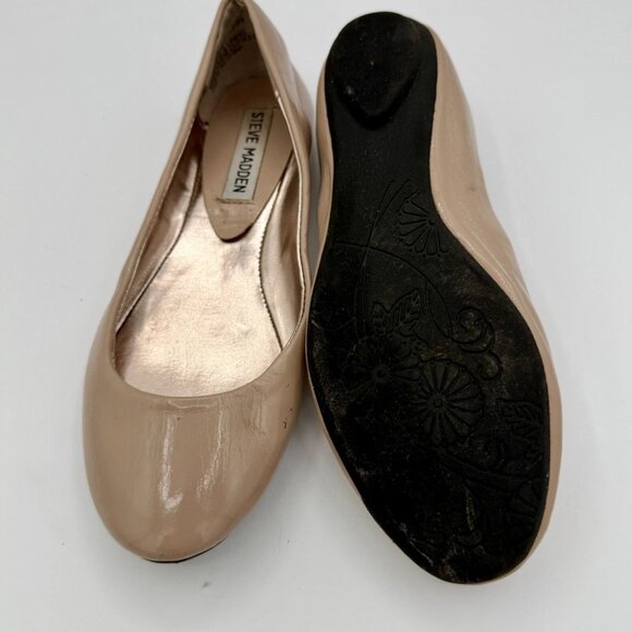 Steve Madden P-Heaven Taupe Round Toe Ballet Flats - Picture 2 of 5